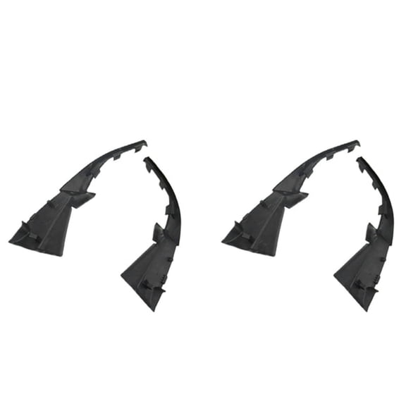 4Pcs Front Windshield Wiper Cowl Trim Water Deflector Plate Neck Trim Panel for Kicks 2016-2020,4 x Front wiper deflector,black