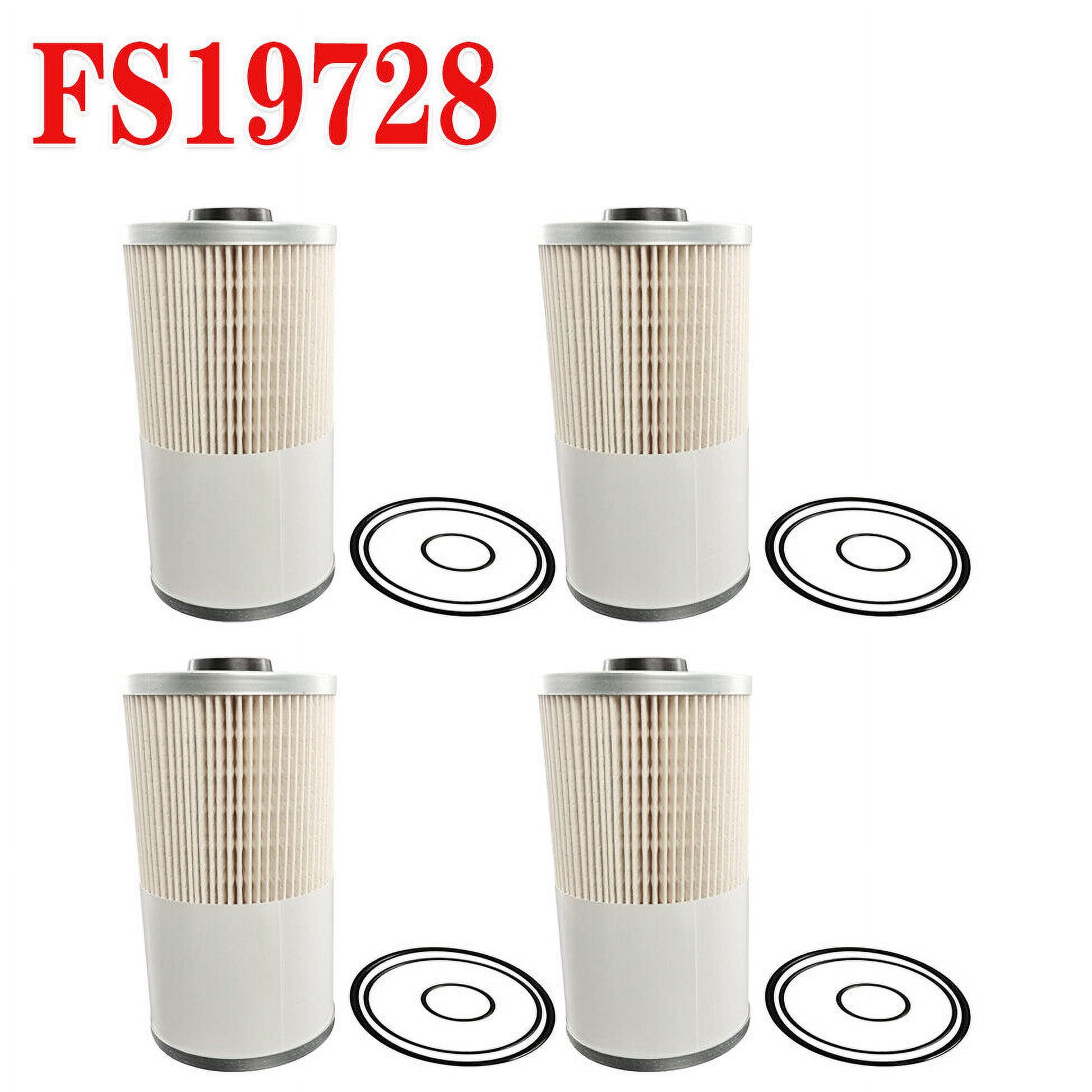 4Pcs Fuel Filter Kit For Cummins Fuel Water Separator FS19728 - Walmart.com