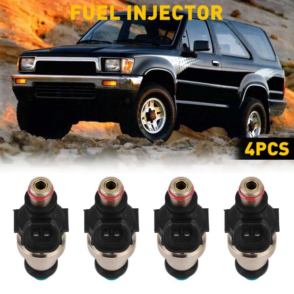 4Pcs Fuel Injectors For 89-95 4Runner Pickup T100 22RE 2.4L 23250-35040
