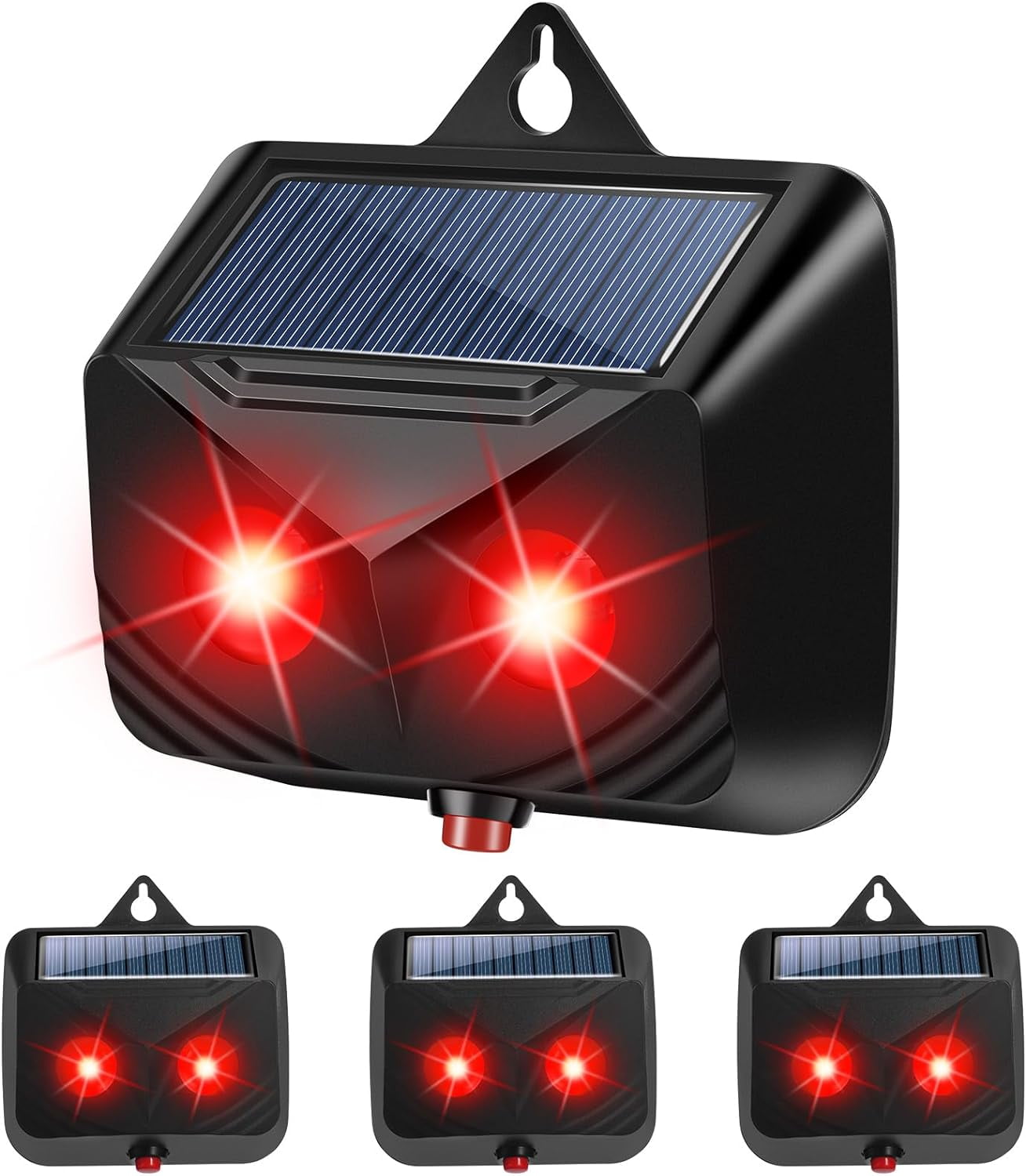 4Pcs G·PEH Solar Powered Nocturnal Animal Repeller Yard Farm&Chicken