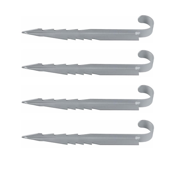 4Pcs Garden Landscape Anchoring Stakes Trampoline Anchors Metal Tent Trampoline Ground Stake For Swing Yard Enduring
