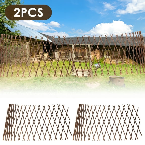 NUAHRHY 2pcs Garden Trellis Expanding Willow Trellis Expandable Plant Support Plant Climbing Lattice Yard Fence Decoration Parks Ornaments for Garden