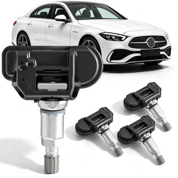 4Pcs Genuine OEM A0009050030 TPMS Tire Pressure Monitoring Sensors for Mercedes-Benz C300 2008-2023