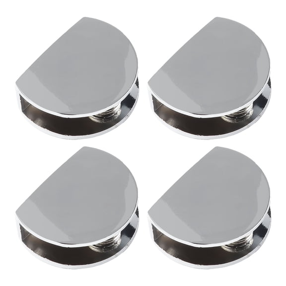 4Pcs Glass Clamp Adjustable Zinc Alloy Glass Clip Shelf Clamp Holder For 6-10Mm Thick Glass Fixing Clip Hardware