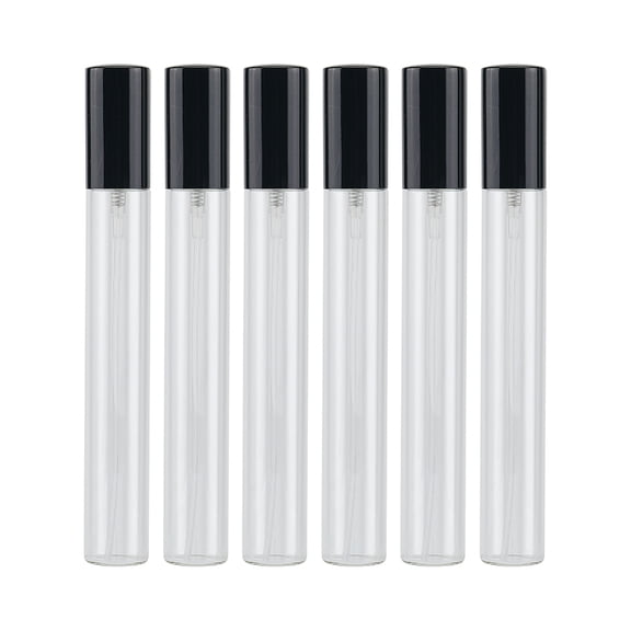 4Pcs Glass Spray Bottles 15ml Fine Mist Refillable Perfume Atomizer Small Empty Sample Containers Mini Travel Spray Bottles Portable