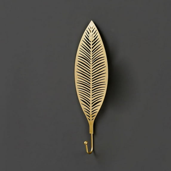 4Pcs Gold Decorative Wall Hooks,Gold Hooks for Hanging Keys, Hats and Jewelry Gold Wall Hooks Wall Hooks Decorative Hat Hooks for Wall Brass Hooks