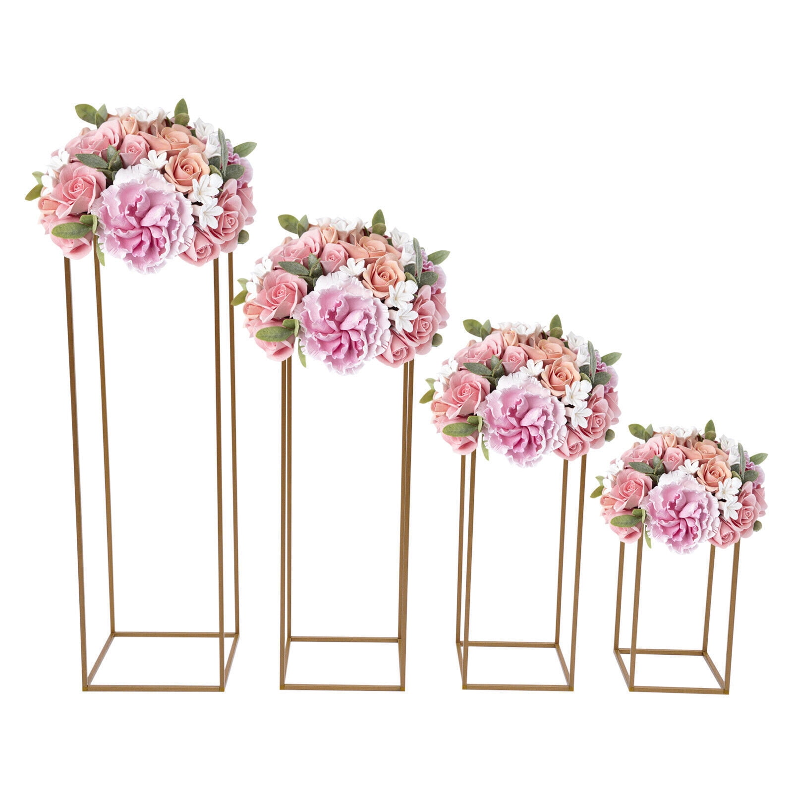 Gold Metal Flower Pot
