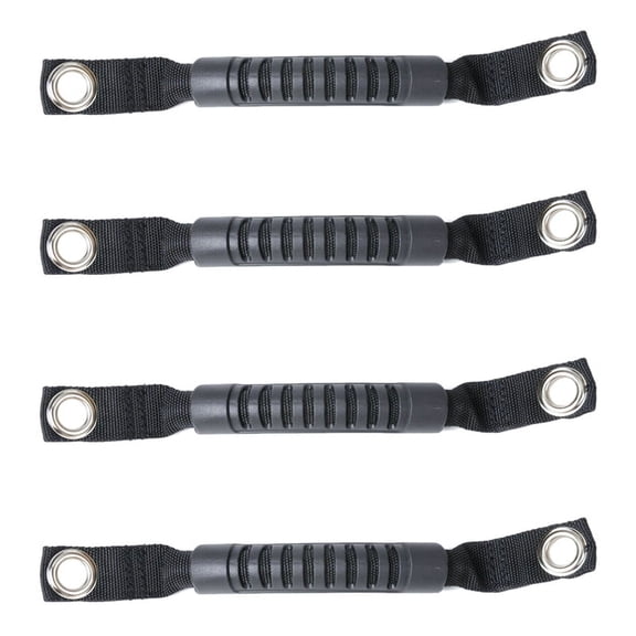 4Pcs Grab Handles Black Rear Grab Padded Roll Bars for JK TJ