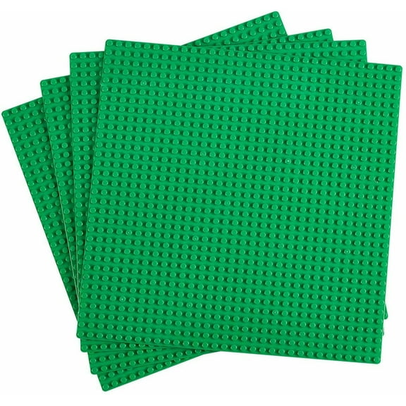 4Pcs Green 10"x10" 32x32 stud Classic Brick Building Base Plates All Major Brand