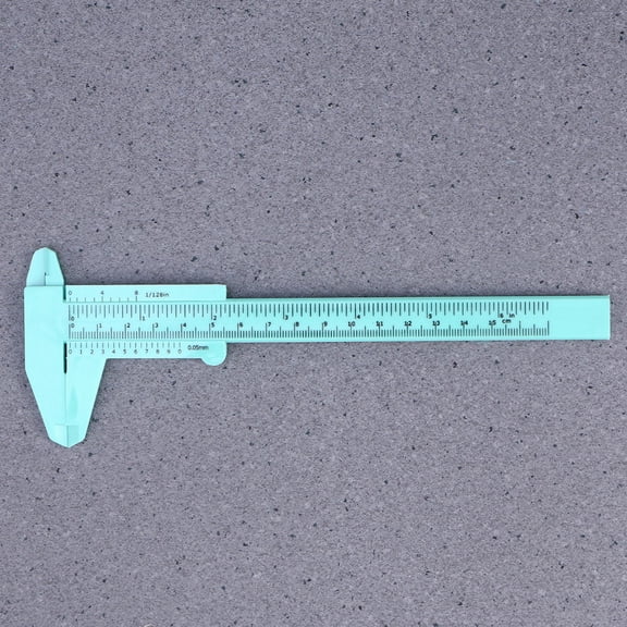 4Pcs Green Plastic Gauge Caliper with Internal External Measuring for Broad Applications