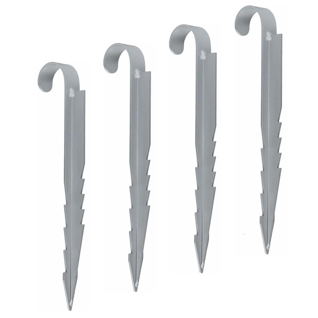 4Pcs Ground Stakes Tent Trampoline Ground Stake Fixing Anchors Easy to Install