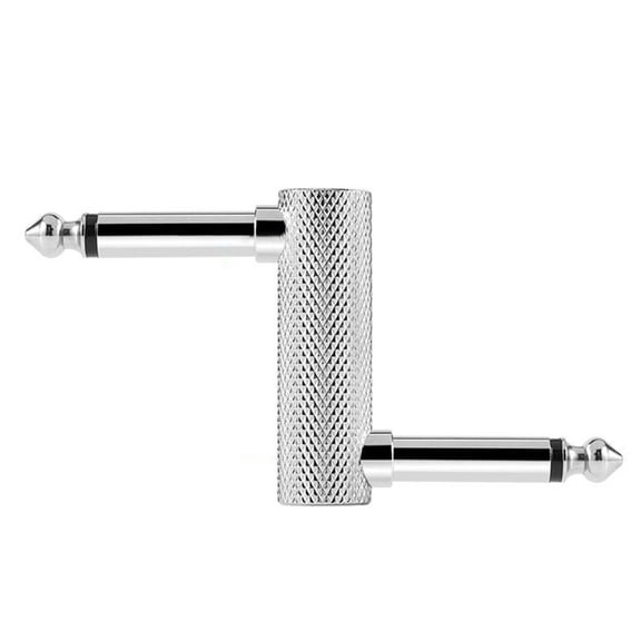 4Pcs Guitar Pedal Effects Patches Connector Coupler 6.35mm to 6.35mm Adapter