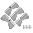4Pcs Gutter Extension Hinge, Downspout Extension FlipUp Hinge