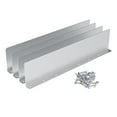 thumbnail image 1 of 4Pcs Gutter Splash Guards Rain Gutter Valley Roofing Gutter Guard Long-Lasting, 1 of 8