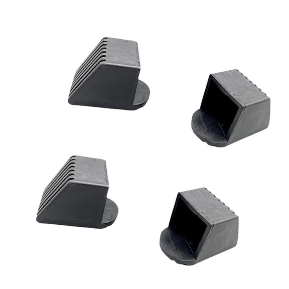 4Pcs Gym Equipment Square End Caps Fitness Equipment End Caps Easy to Install
