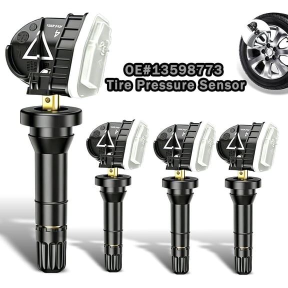 4Pcs HMCYCI Tire Pressure Sensor OEM 13598773 TPMS 433MHz For GMC Buick Chevy