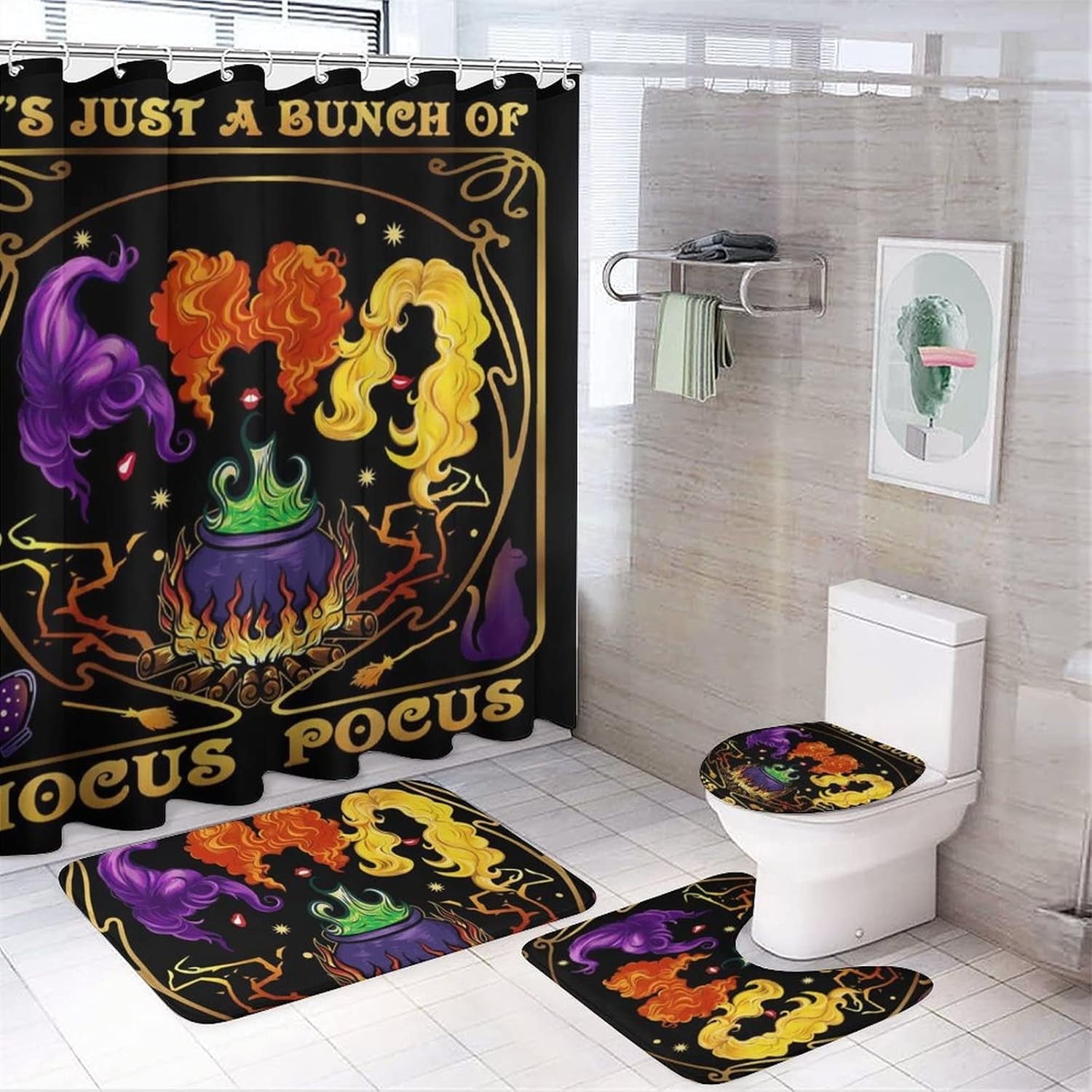 Hocus Pocus Bathroom Decornull