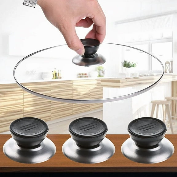 4Pcs Hand Grip Knob Handle Kitchen Cookware Pot Saucepan Replacement Pan Lid-Wa