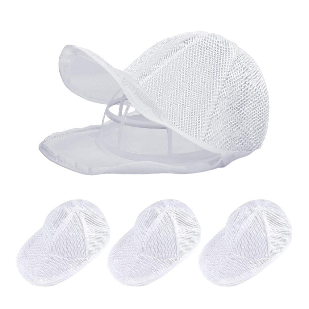 4Pcs Hat Washer with Mesh Bags TimeSaving Hat Laundry Wash Bags for