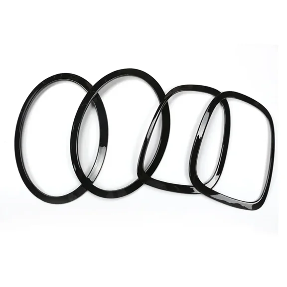 4Pcs Headlight Tail Light Trim Ring Cover For Mini Cooper One JCW F55 F56 Head Rear Lamp Rim Decor Car Styling Exterior