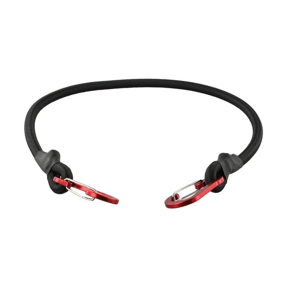 4Pcs Heavy Duty Bungee Elastic Tie Straps Cord Carabiner Hook For For Kayak Camping 90Cm