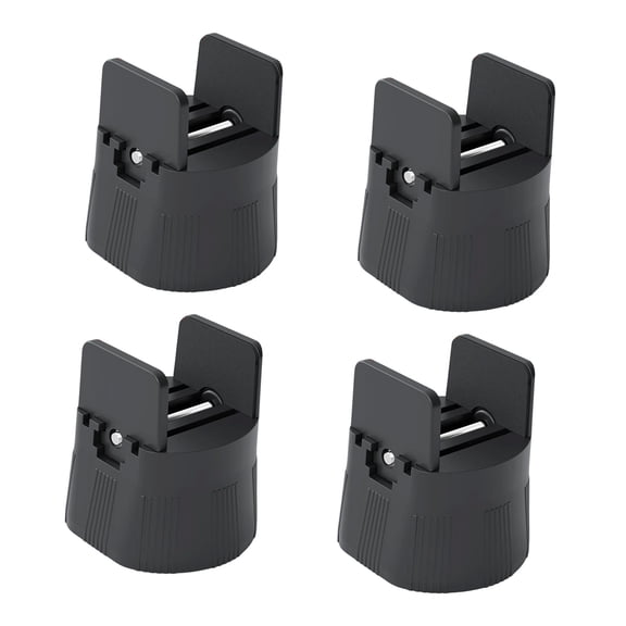 4Pcs Heavy Duty Chair Sofa Table Raiser Adjustable Chair Risers Bed Table Raiser Feet Leg Lift Furniture Raisers