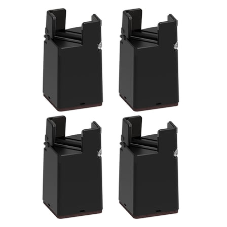 4Pcs Heavy Duty Chair Sofa Table Raiser Adjustable Chair Risers Enduring