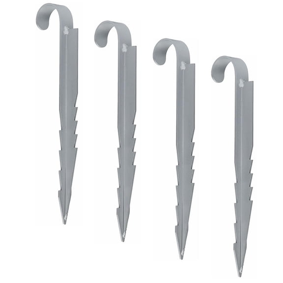 4Pcs Heavy Duty Ground Stakes Universals Ground Hook Garden Landscape Anchoring Stakes Fixing Anchors for Swing Yard
