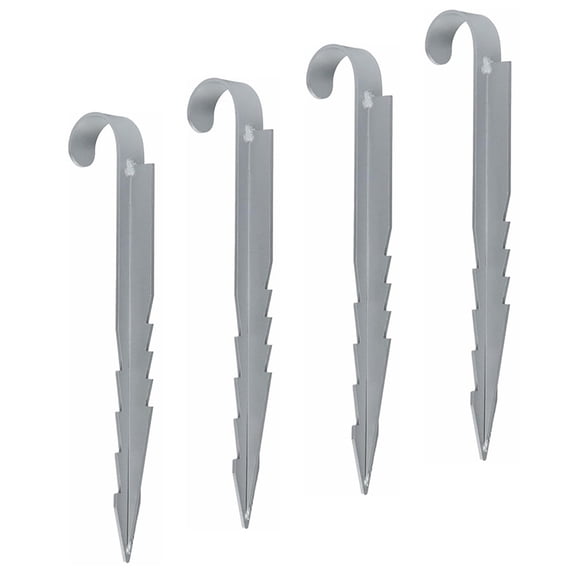 4Pcs Heavy Duty Ground Stakes Universals Ground Hook Garden Landscape Anchoring Stakes Fixing Anchors for Swing Yard