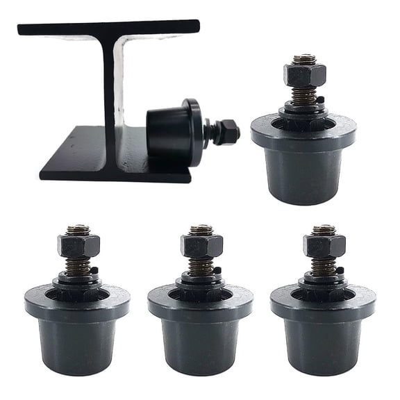 4Pcs Heavy Duty I Beam Trolley Rollers,I-Beam Rollers, Rollers for I-Beams,Beam Trolley Heavy Duty Wheels, for Garage Hoist for Straight Curved I Beam