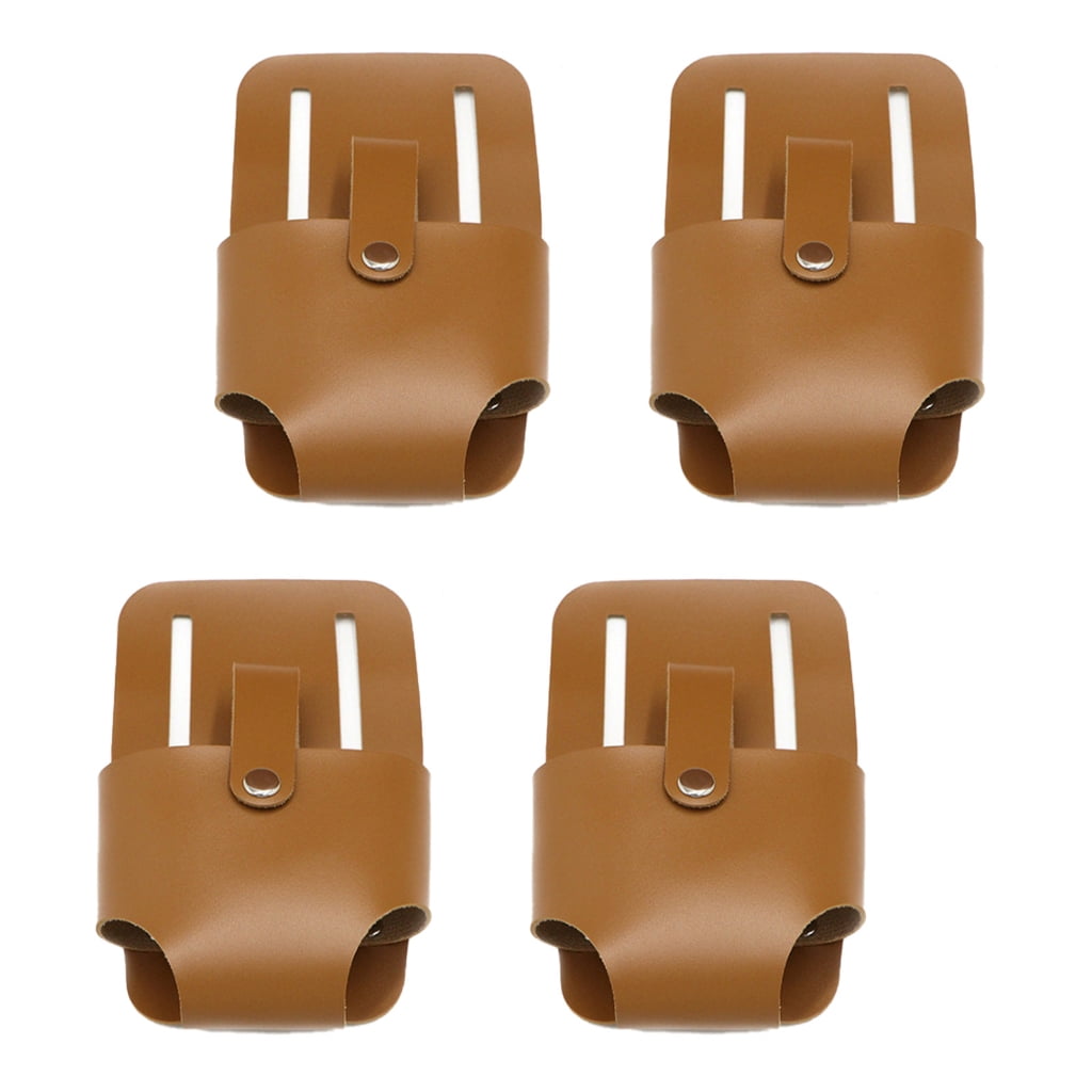 4Pcs Heavy Duty PU Tape Measure Holder For Electricians