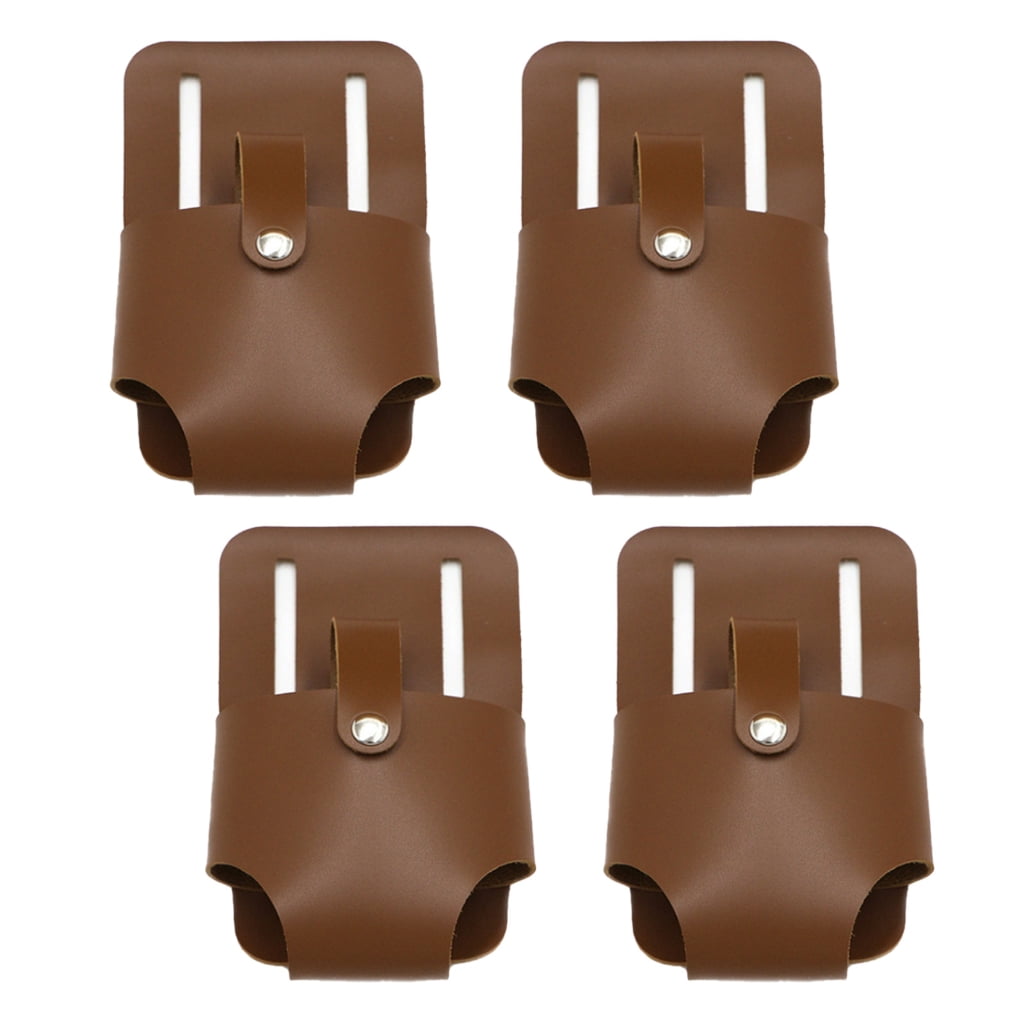 4Pcs Heavy Duty PU Tape Measure Holder For Electricians