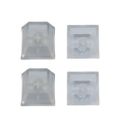4Pcs Height Clear Keycap PC Clear Keycaps Waterproof Clear Keycaps Keyboard Covers Keyboards Supplies