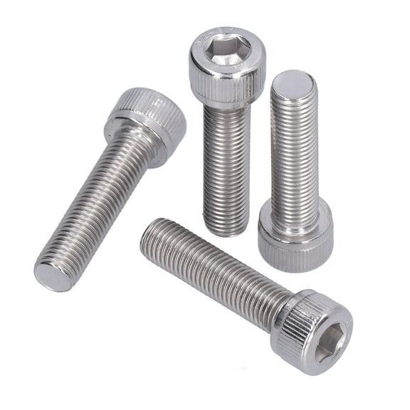 4Pcs Hex Bolt Socket Cap Screw A2 Stainless Steel 1.25mm Fine Pitch Fastener HardwareM10x40