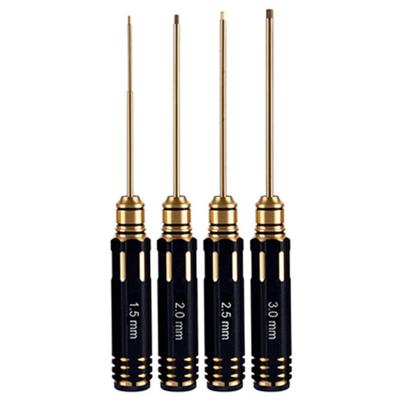 4Pcs Hex Screwdriver Tool Set for Remote Drones Aircraft Model Car Repair Tool