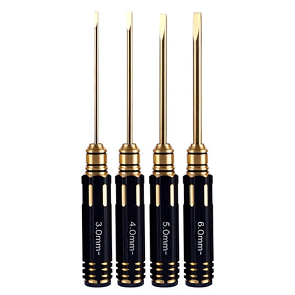 4Pcs Hexagon Screw Driver Set Metal Hexagon Screwdriver Wrench Tool Kits For Car Helicopter Fpv Screw Driver Set
