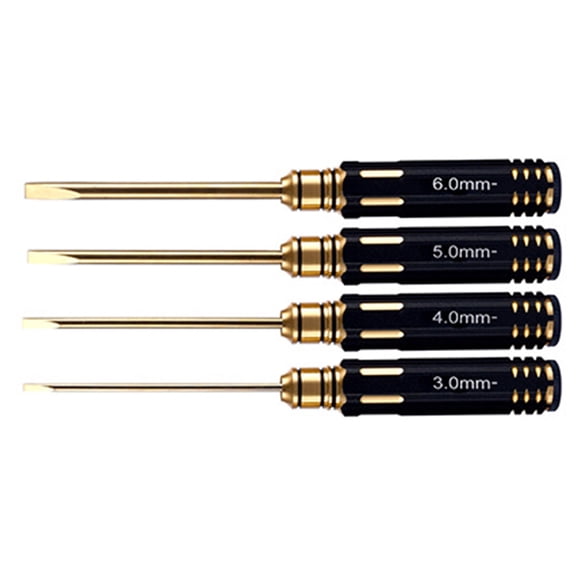 4Pcs Hexagon Screwdriver Tool Set for Remote Aircraft Model Car Repair Tool Screwdriver Handle for Holding Bit Screws