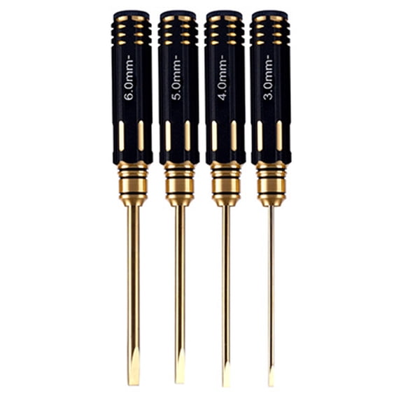 4Pcs Hexagon Socket Screwdriver Hexagon Head Hexagon Screw Driver Tool Set Professional Remote Tool For FPV Helicopter