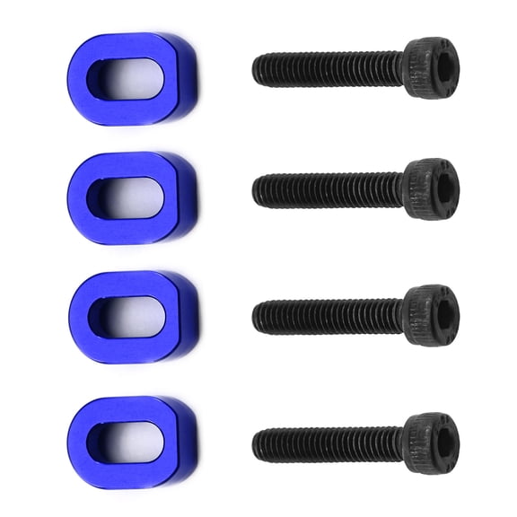 4Pcs High-Strength Motor Base Fixing Kit for TRAXXAS X-Maxx 1/5 & 1/6 Models Reinforcements and Screws for Secure Fit