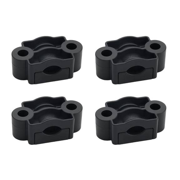4Pcs High Strength Nylon Fixation Cable Clamps Single Cores Highly Voltages Cabinet Wire Clamps for Secure Wire Management