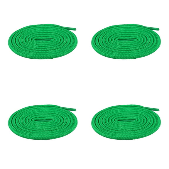 4Pcs High Strength Tear Resistant Round 5mm Thick Shoe Laces for Sports Sneakers and Casual Footwear Boot 120cm Length