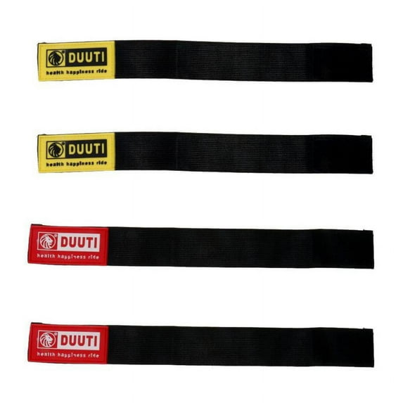 4Pcs High Visibility Leg Pants Band Safety Bind Pant Clip Strap for Jogging Walking Camping Bike