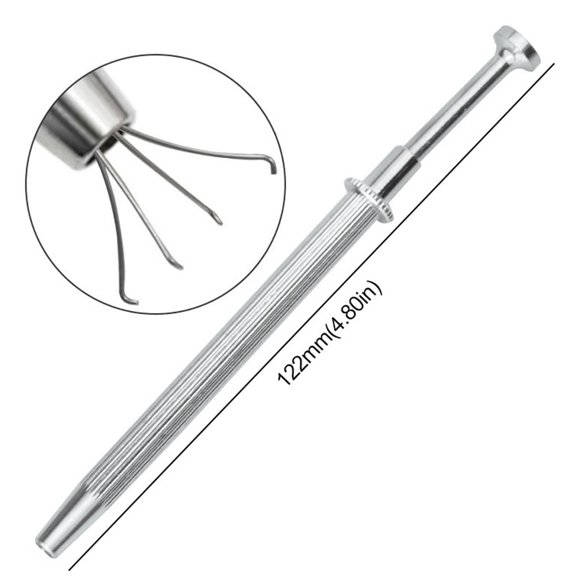 4Pcs Holder Tweezer Set With Anti Slip Design For Gem And Bead Handling Fangkenuo