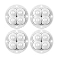 thumbnail image 1 of 4Pcs Home Furniture Caster Swivel Casters Wheel For Furniture Storage Box 360° Rotation 4 Beads Ball Universal Wheel Mute ,Reliable, 1 of 4