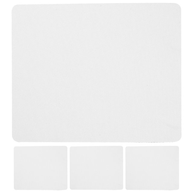 4Pcs Home Sublimation Mouse Pads Blank Office Desk Mouse Pads