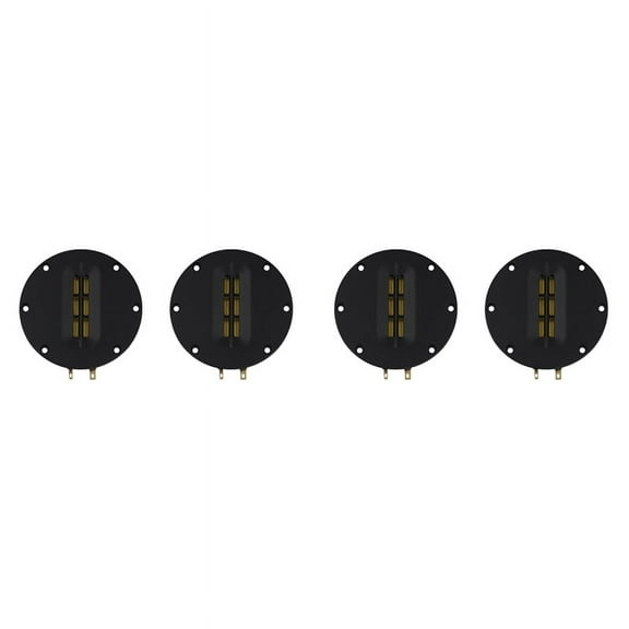 4Pcs Horns 4 Inches Pneumatic Tweeter Aluminum Ribbon Tweeter Ribbon Speaker for Ribbon Tweeter Tweeter Heads Horns