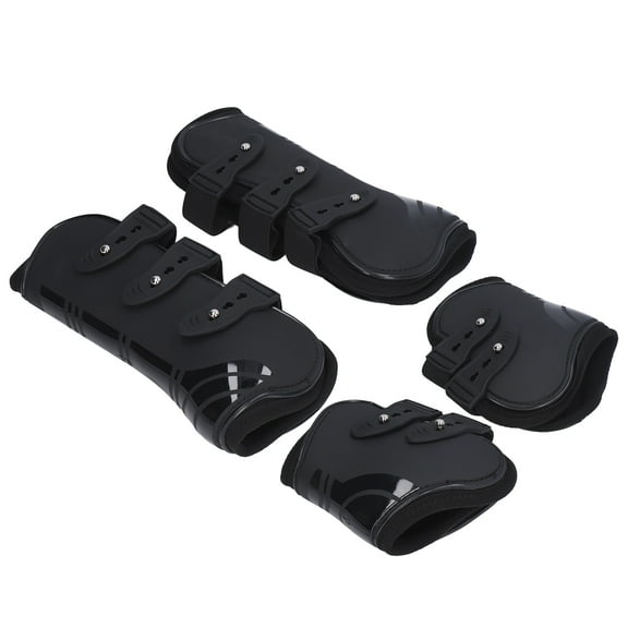 4Pcs Horse Tendon Boots Soft Wear PU Shell Tendon Guard Boots for Horses,Horse Care Boots,PU Shell Tendon Guard Boots
