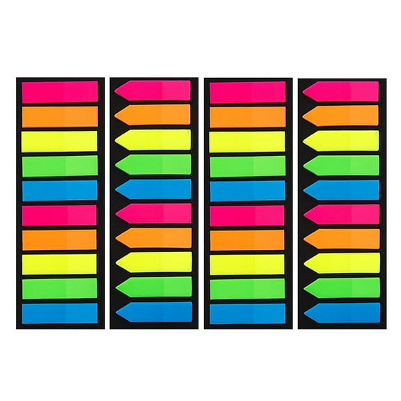 4Pcs Household Page Markers Convenient Book Tabs Multi-function Sticky Flags Book Accessory