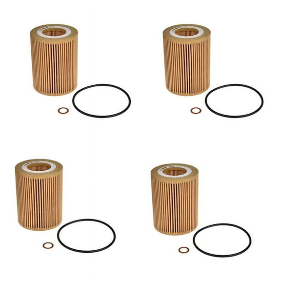 4Pcs Hu925/4X Engine Oil Filter for 325Ci 330Ci X3 X5 Z4 Z3 325I 325Xi E36 Z3 E46 E60 E83 11427512300
