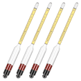 thumbnail image 1 of 4Pcs Hydrometer Alcohol, Alcohol Meter for Distilling 0-200 Proof & 0-100 Tralle, Specific, 1 of 7